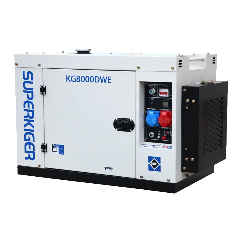 KG8000DWE 8千瓦水冷静音发电机