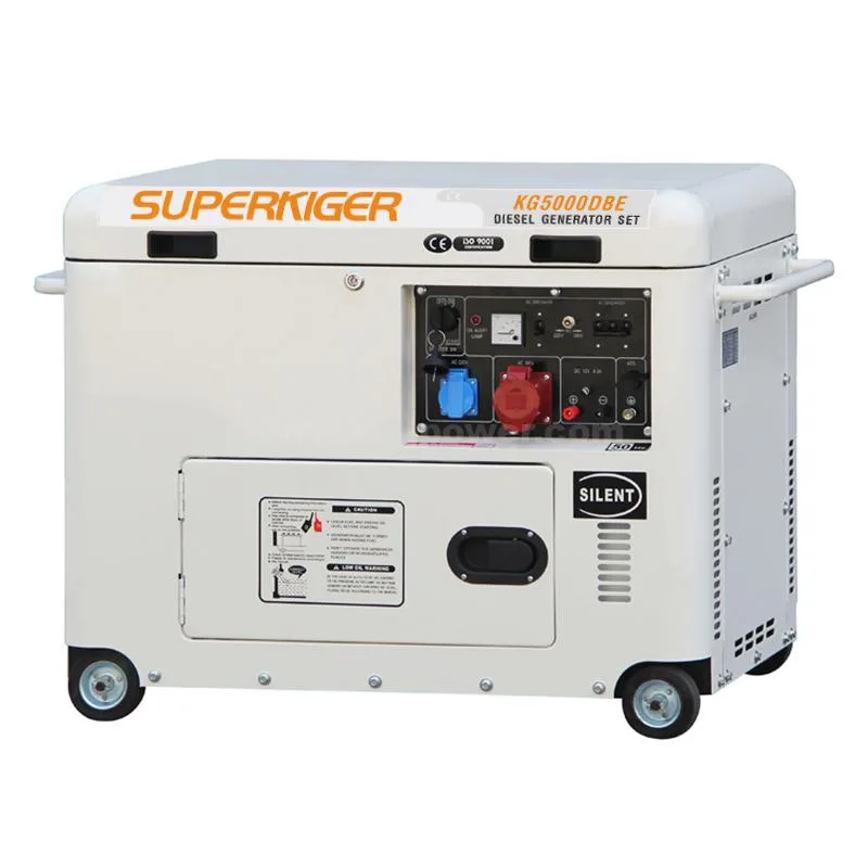 KG5000DBE 5千瓦静音柴油发电机