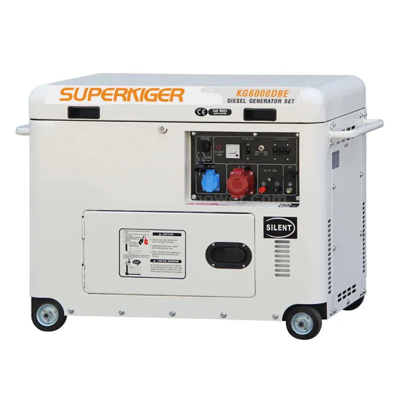 KG6000DBE 6千瓦静音柴油发电机